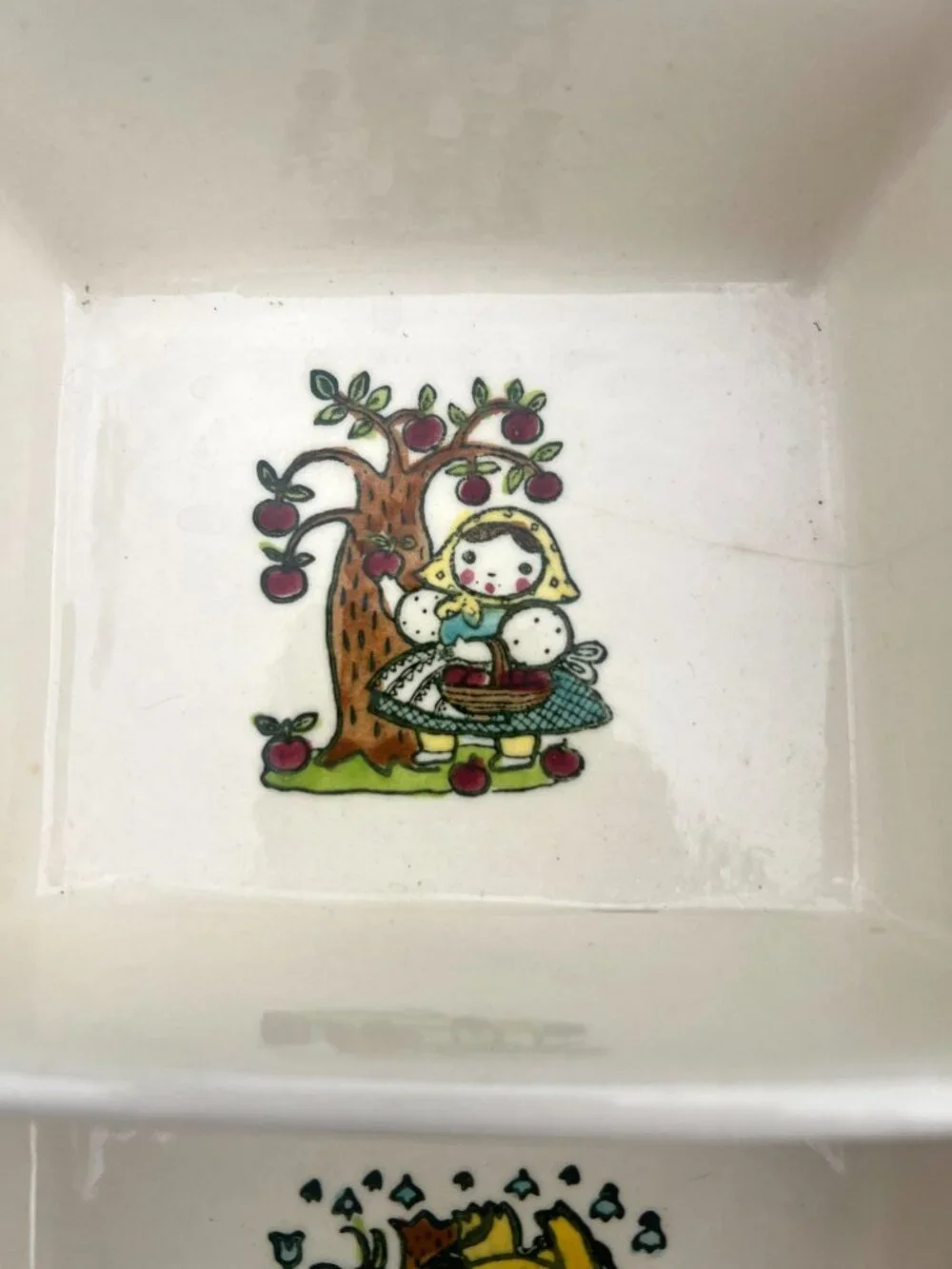 Vintage Metlox Poppytrail Divided Relish Dish with Handle | California Pottery
